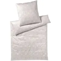 Elegante Joop! Bettwäsche Cornflower Charm 4117-09 Stone - 155x220cm + 40x80cm