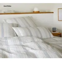 Elegante Bettwäsche Dueodde - 135x200 cm + 40x80 cmrauchblau