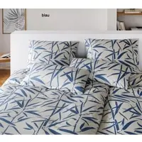 Elegante Bettwäsche Sweet Grass - 135x200 cm + 40x80 cmblau