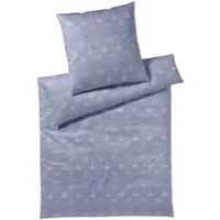 Elegante Joop! Bettwäsche Cornflower Charm 4117-02 Ozean - 155x220cm + 40x80cm