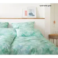 Elegante Bettwäsche Lucid Jersey - 135x200 cm + 40x80 cmlucid türkis grün