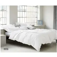Elegante Bettwäsche Breezee - 135x200 cm + 80x80 cm weiss