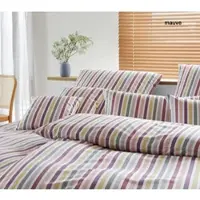 Elegante Bettwäsche Mille - 155x220 cm + 40x80 cmmille mauve