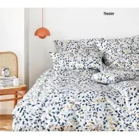 Elegante Bettwäsche Visible - 155x220 cm + 40x80 cmflieder