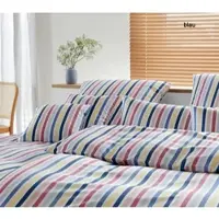 Elegante Bettwäsche Mille - 155x220 cm + 80x80 cmmille blau