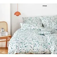 Elegante Bettwäsche Visible - 155x220 cm + 40x80 cmminze
