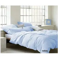 Elegante Bettwäsche Breezee - 155x220 cm + 40x80 cm hellblau
