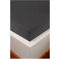 Hefel Spannleintuch Edel Jersey - 90x190cm - 120x220cm424 anthrazit