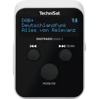 Technisat DIGITRADIO mobil 2 | portables DAB+/FM Mini-Radio mit integriertem Akku