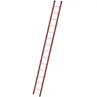 Proregal Sprossen-Anlegeleiter GFK/Alu ohne Traverse 14 Sprossen