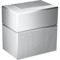 Hansgrohe Absperrventil Unterputz Axor Edge Fertigset f Unterputzm chr Diamantschlif chrom Fertigset Diamantschliff