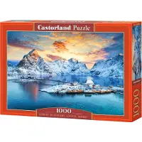 Castorland Puzzle Natur 1000 Teile Sonnenaufgang Sakrisoy Norwegen