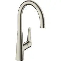 Hansgrohe Spültisch-Einhebelmischer 260 Talis M51 EcoSmart 1jet, 4,5 l/min, Edelstahl-Optik