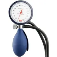 Boso Blutdruckmessgerät clinicus II blau, Aneroid, 2-Schlauch-System, für Oberarm