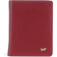 Braun Büffel Portemonnaie GOLF RFID Geldbörse H 7 Kartenfächer + Loop rot Uni - Leder