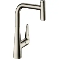 Hansgrohe Talis Select S, Waschbecken, Edelstahl