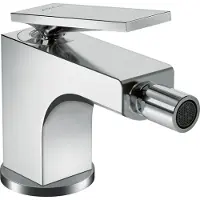 Hansgrohe AXOR Citterio Bidetmischer, Zugstangen-Ablaufgarnitur, Ausladung 110mm, 39214000, Farbe: Chrom