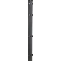 Floraworld Eckpfosten, Stahl, BxHxL: 6 x 6 x 180 cm - grau