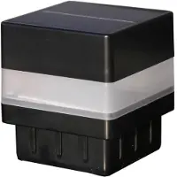 Floraworld LED-Pfostenkappe, BxHxT: 6,55 x 7,1 x 6,55 cm, für Vierkant-Zaunpfosten in 60 x 60 mm - schwarz