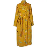 Pip studio Bademantel Les Fleurs Yellow Damen-S
