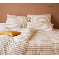 Elegante Soft-Flanell Bettwäsche Inverness - 155x220 cm + 40x80 cmziegel