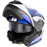 Acerbis Serel Graphic Blau Weiß Klapphelm Größe M