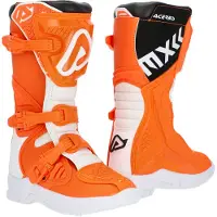 Acerbis X-Team JR Orange Weiß Kinder Motocross Stiefel Größe 36