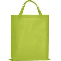TEXXILLA 10er | 25er | 100er Pack PP-Tasche CLASSIC mit zwei kurzen Henkeln, limette, 25 Stück