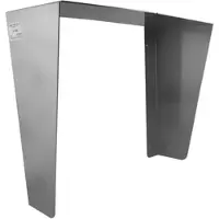 Doktorvolt Wetterschutz 38x44x18 cm Dach Edelstahl Regenschutz Aufputz DV-5602