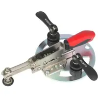 RUWI Senkrechtspanner-Set mit Adapterplatte zwei Schnellspanner Senkrechtspanner