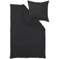 Curt Bauer Bettwäsche Arezzo - 155x220 cm + 40x80 cmebenholz