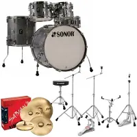 Sonor AQ2 22 5er-Schalenpaket Titanium Quartz