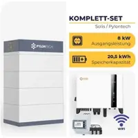 Solis S6-EH3P8K-H-EU Hybrid-Wechselrichter 8 kW mit 20,5 kWh Pylontech Force H3