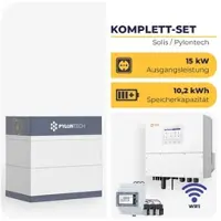 Solis S6-EH3P15K-H Hybrid-Wechselrichter 15 kW mit 10,2 kWh Pylontech Force H3