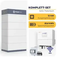 Solis S6-EH3P12K-H Hybrid-Wechselrichter 12 kW mit 25,6 kWh Pylontech Force H3