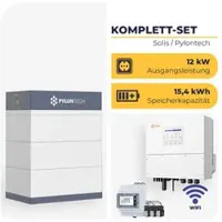 Solis S6-EH3P12K-H Hybrid-Wechselrichter 12 kW mit 15,4 kWh Pylontech Force H3