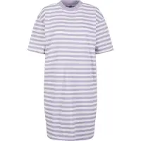 Urban Classics Shirtkleid "Damen Ladies Oversized Striped Tee Dress" 1 Stk. tlg.