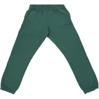 Dropsize bequeme Herren Hose Rippbündchen Oversize mit Baumwolle Grün
