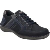 Josef seibel NEW ANVERS 87 Herrenschuhe - bequeme Schnür Halbschuhe blau NEU