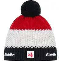 Eisbar Star Pompon Mütze SA schwarz-white-ketchup (330)