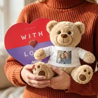 Milka Teddybär mit Milka-Herz