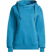Salzhaut Kapuzenpullover "Hoodie SÜNN", Damen, Gr. L, blau (fjord), Obermaterial: 55% Baumwolle CO. 45% Polyester PES., Pullover Kapuzenpullover
