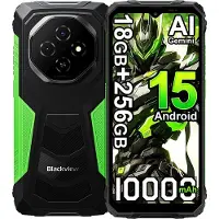 Blackview FORT 1 (6.56" - NFC - 256 Go, 6 Go de RAM - 10000mAh) Vert
