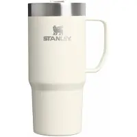 Stanley The Everyday Suburban Mug 16oz, Cream Gloss 10-13861-044 Thermobecher mit Deckel, 470 ml