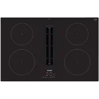 Siemens iQ300 EH811BE15E, Schwarz, Integriert, 80 cm, Zonen-Induktionskochfeld, Keramik, 4 Zone(n)