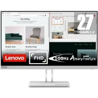 Lenovo L27e-40, 68,6 cm (27"), 1920 x 1080 Pixel, Full HD, LED, 4 ms, Grau
