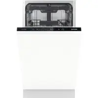 Gorenje GV561D10 Geschirrspüler Vollintegrierbar 45 cm, 11 Maßgedecke, Single, Weiß,