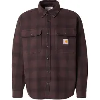 Carhartt WIP - Chemise en coton - L/S Edmands Shirt Edmands Check Natural / Palisander für Herren aus Baumwolle - Größe M - Braun