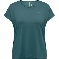 Only Play Funktionsshirt "ONPAUBREE SS LOOSE TRAIN TEE CURVY NOOS" Relaxed Fit, aus Polyester und Elasthan, unifarbenes Jersey