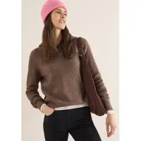 Cecil Kapuzenpullover Strick mit Strukturdetail